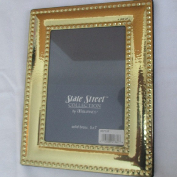 Burnes Other - State Street Collection by Burnes Brass 5X7 Frame